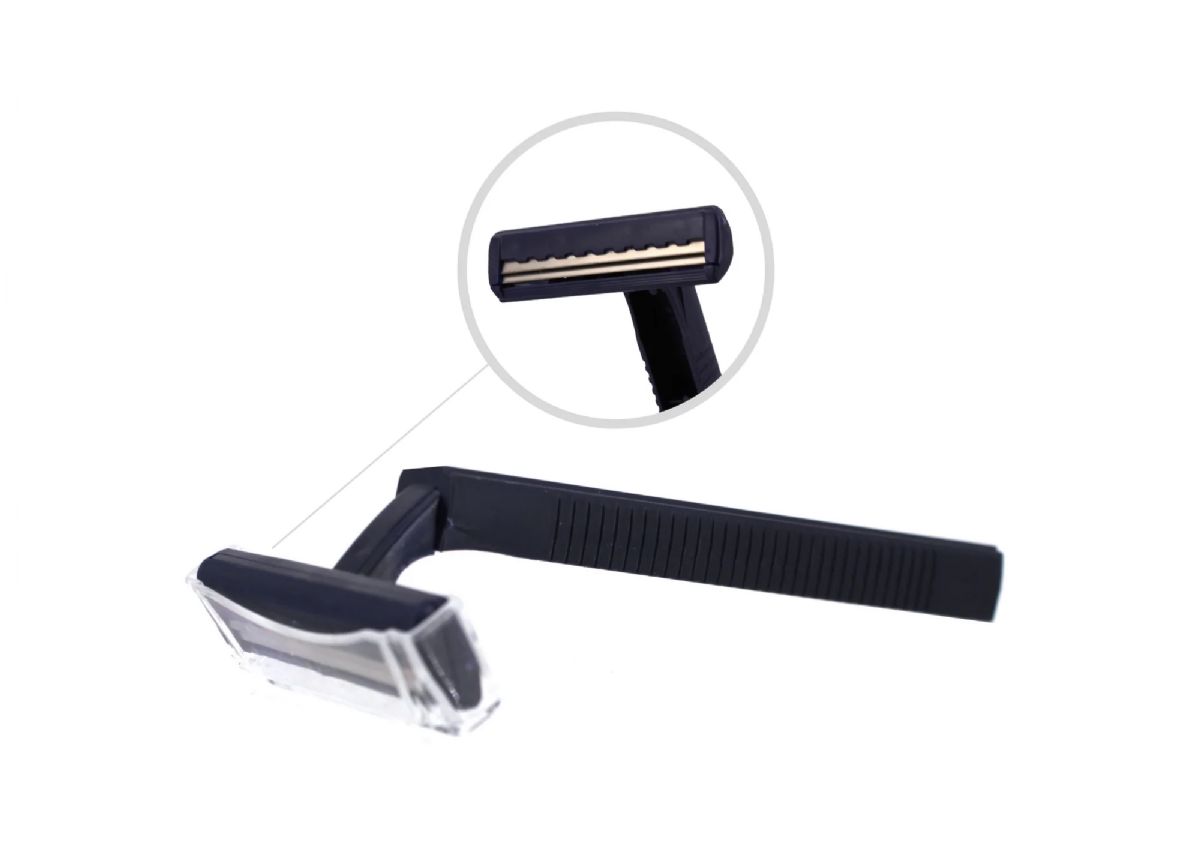 100 Pieces of Generic Disposable Twin Blade Razor Loose