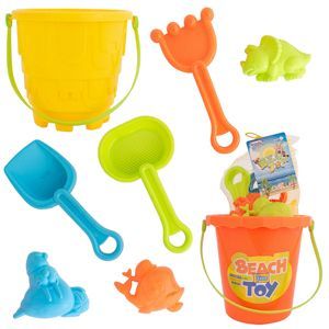 48 pieces of Sand Bucket Toys - 7 Piece Set