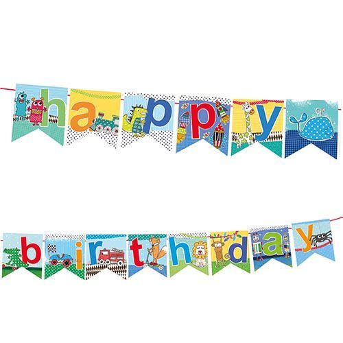 12 pieces Banner - Birthday Boy (3 Pack) - Party Banners - at ...