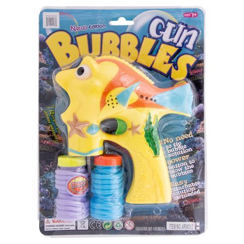 24 Pieces of LighT-Up Fish Bubble Blaster With Music