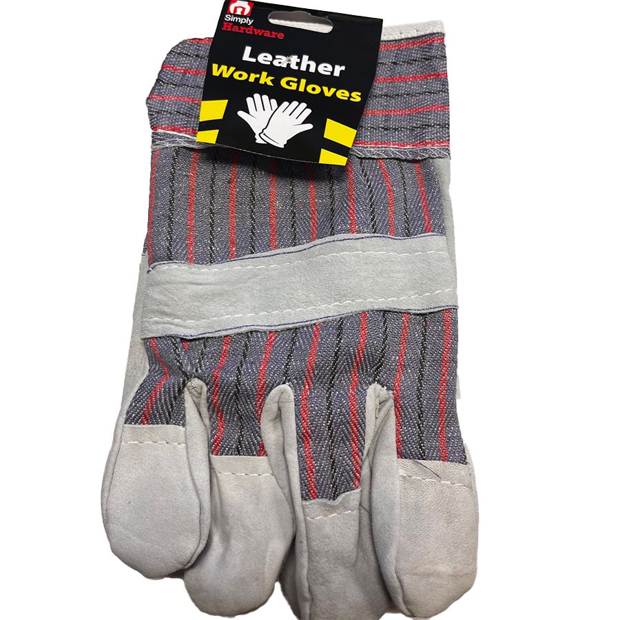 36 pieces of Simply Hardware Working Leather Gloves 1 ct