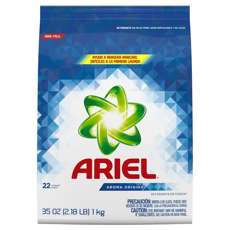 9 pieces of Ariel Powder Detergent 1 Kg 2x Power