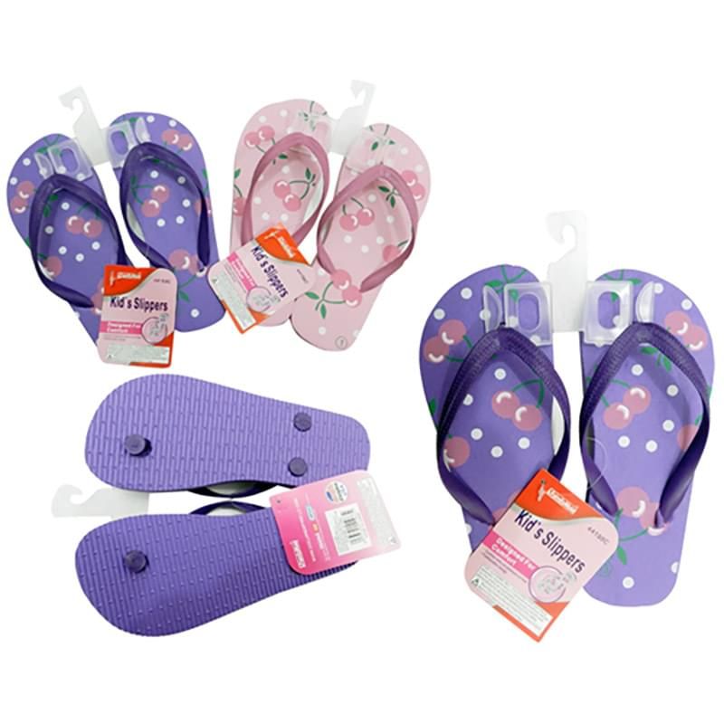 72 pieces of Flip Flop Sandals For Girls In Multiple Colors