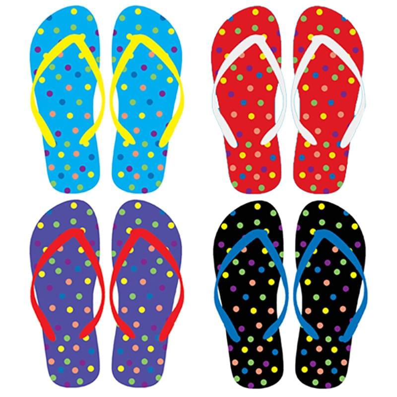 72 pieces of Girls Flip Flops 4 Assorted Styles