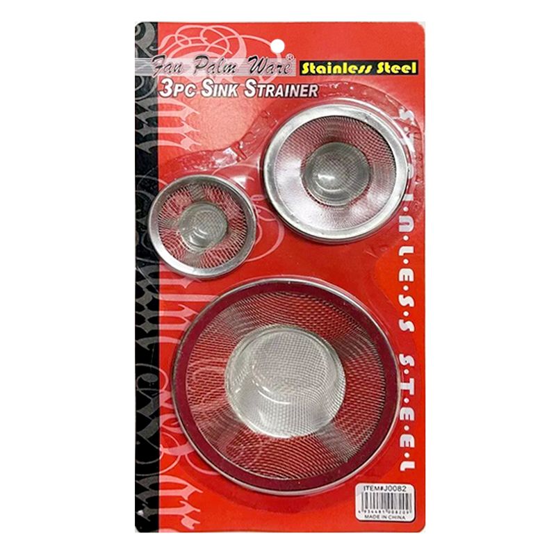 288 pieces of Sink Strainers Stainless Steel 3pk