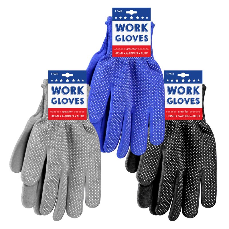 300 pieces of Dot Gloves - 3 Assorted Colors