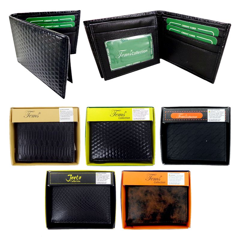 72 pieces of Men's Wallets - 72 Assorted Styles