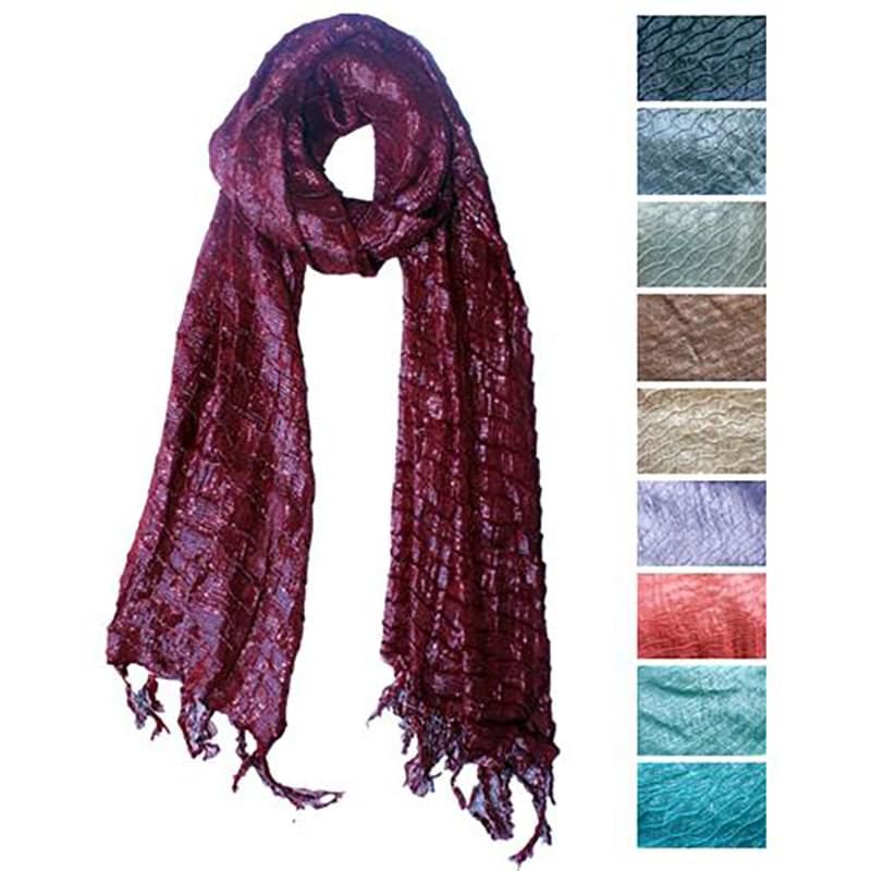 24 pieces of Fashion Scarfs 10 Colors