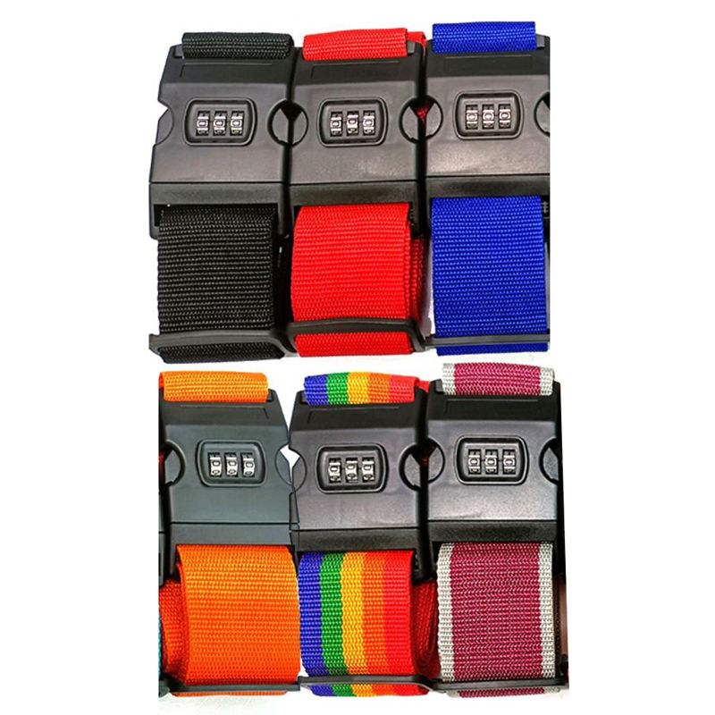 72 pieces of Luggage Strap With Combo Lock