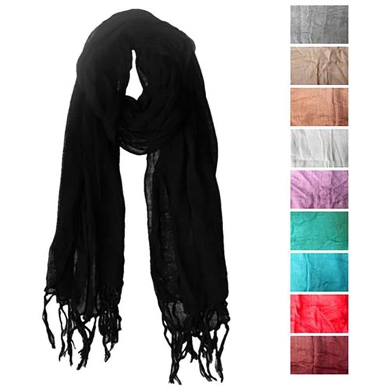240 pieces of Solid Color Fleece Scarfs