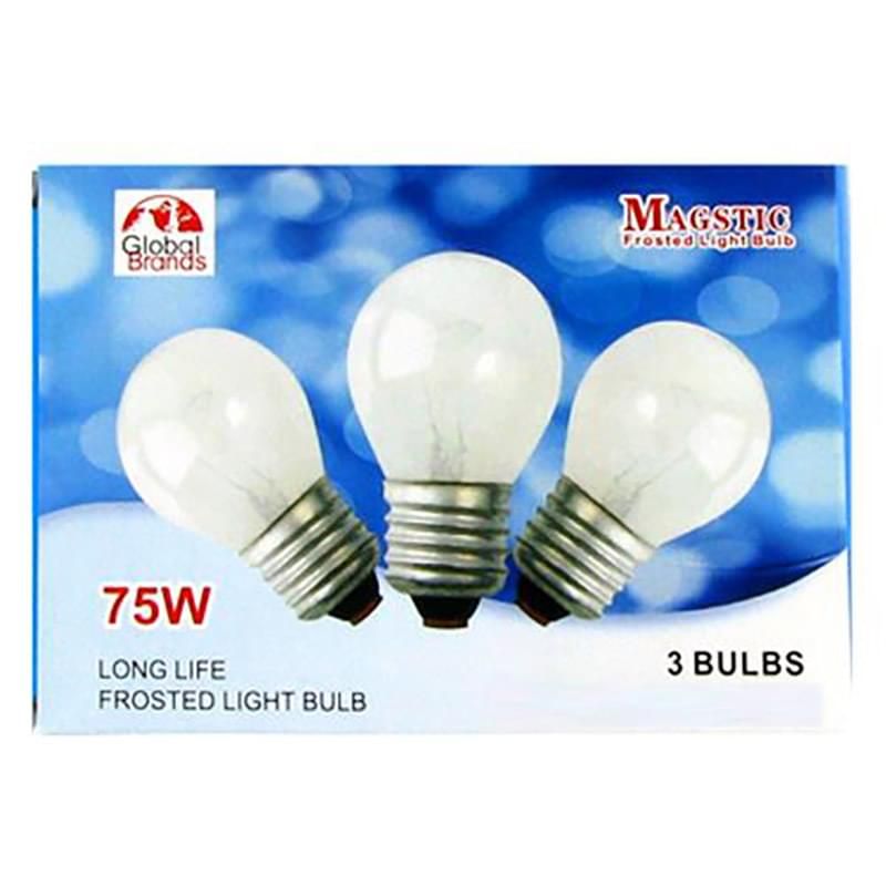 40 pieces of 3 Pc Soft White Light Bulbs 75 Watt