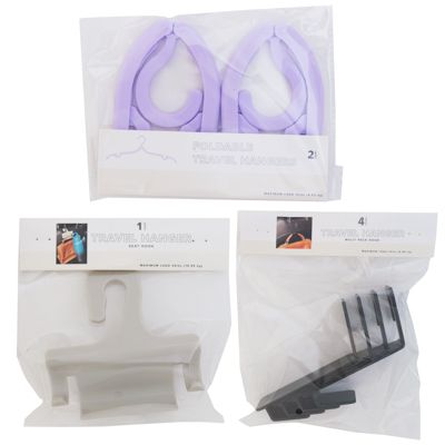 50 pieces of Travel Hanger 3 Assorted Pp
