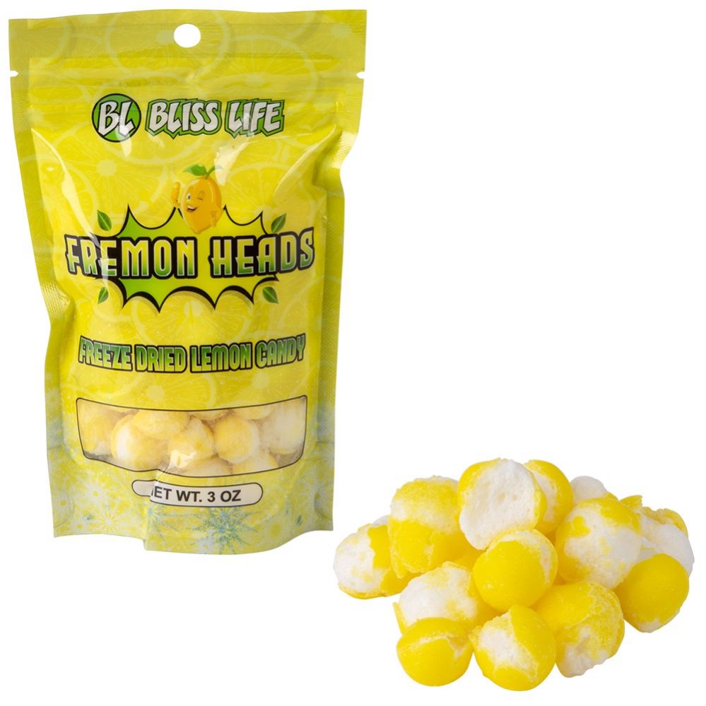 50 pieces of Bliss Life Freeze Dried Fremon Heads 3oz
