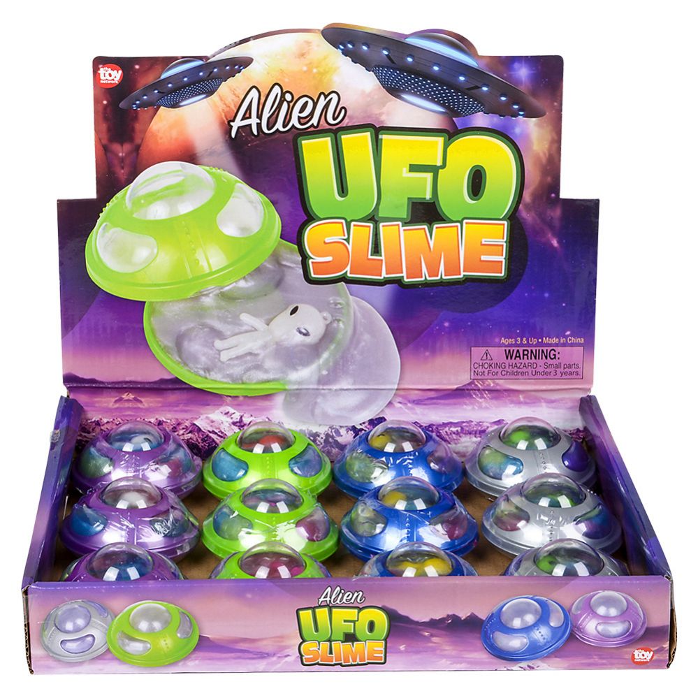 144 pieces 3" Ufo Alien Rainbow Slime - Slime & Squishees - at ...