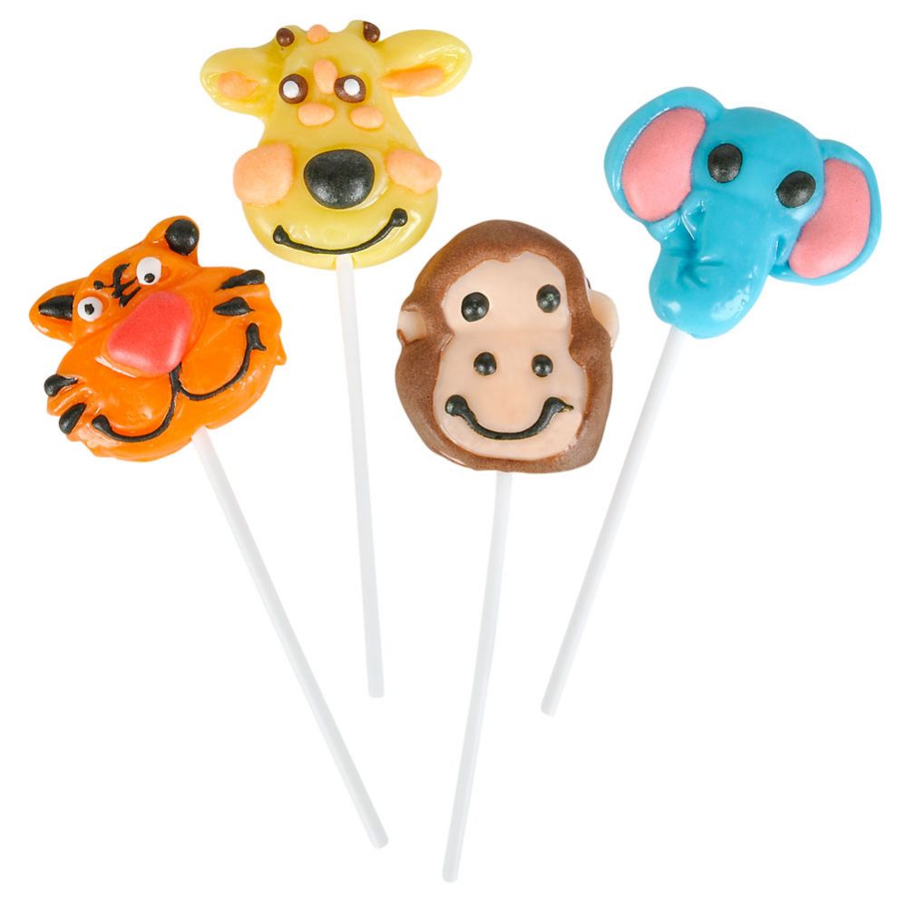 576 pieces of 2" Zoo Animal Lollipop