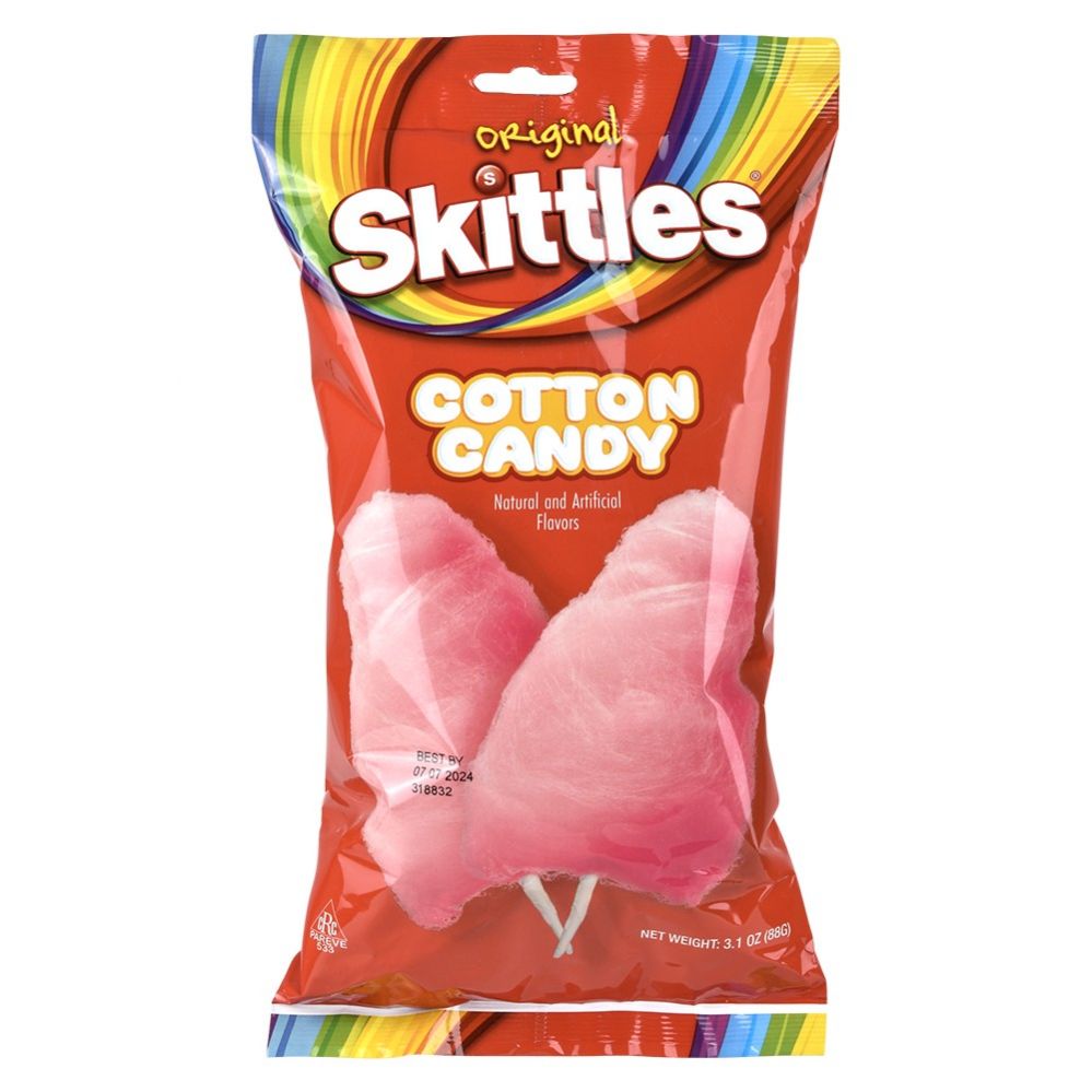 12 pieces of Cotton Candy Skittles 3.1oz