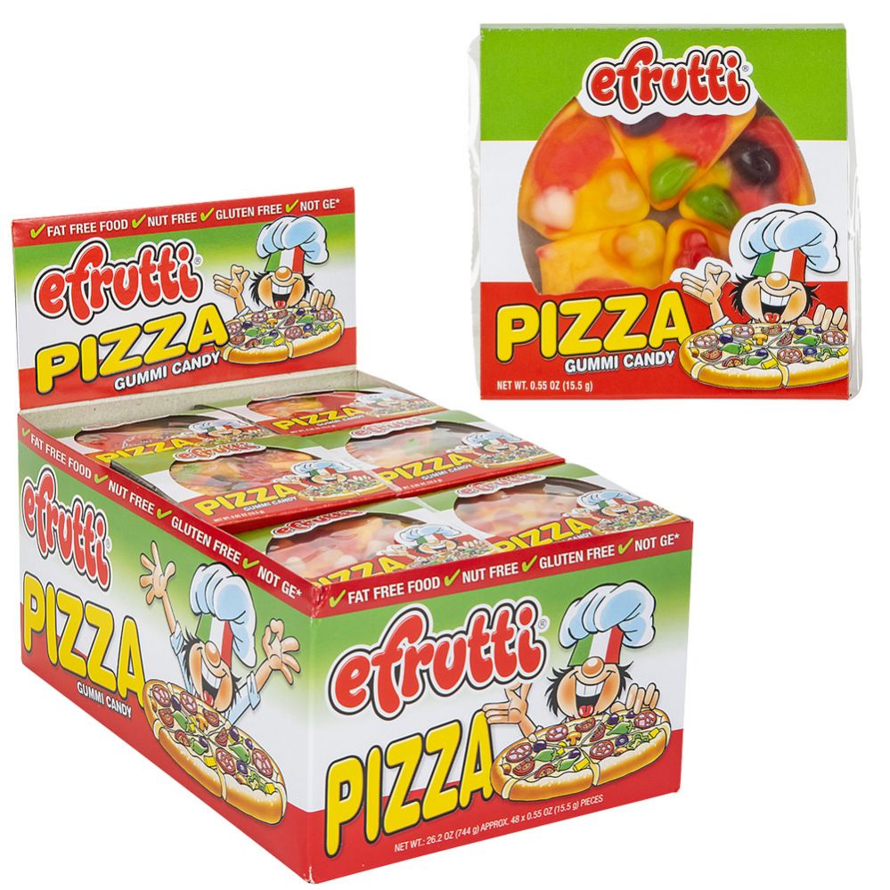 384 pieces of Gummi Pizza