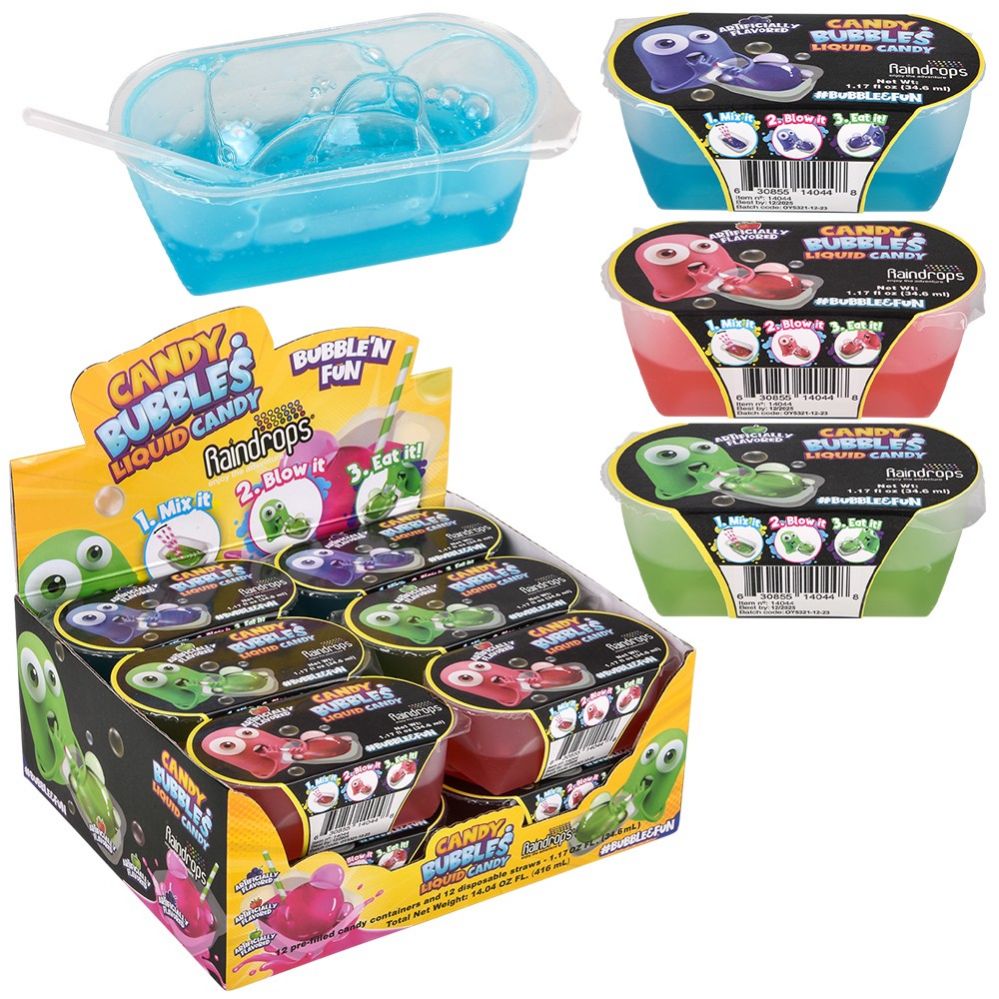 72 pieces of Raindrops Candy Bubbles