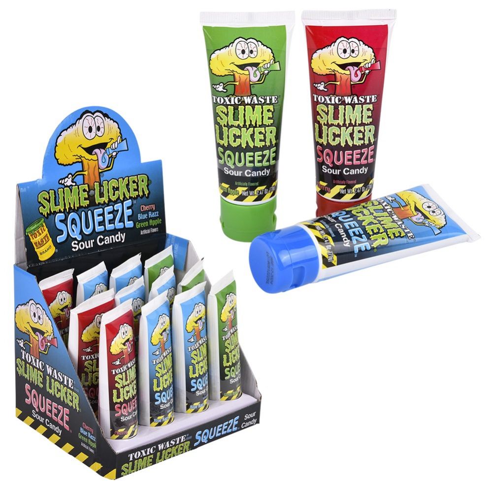 96 pieces of Toxic Waste Slime Licker Squeeze 12ct