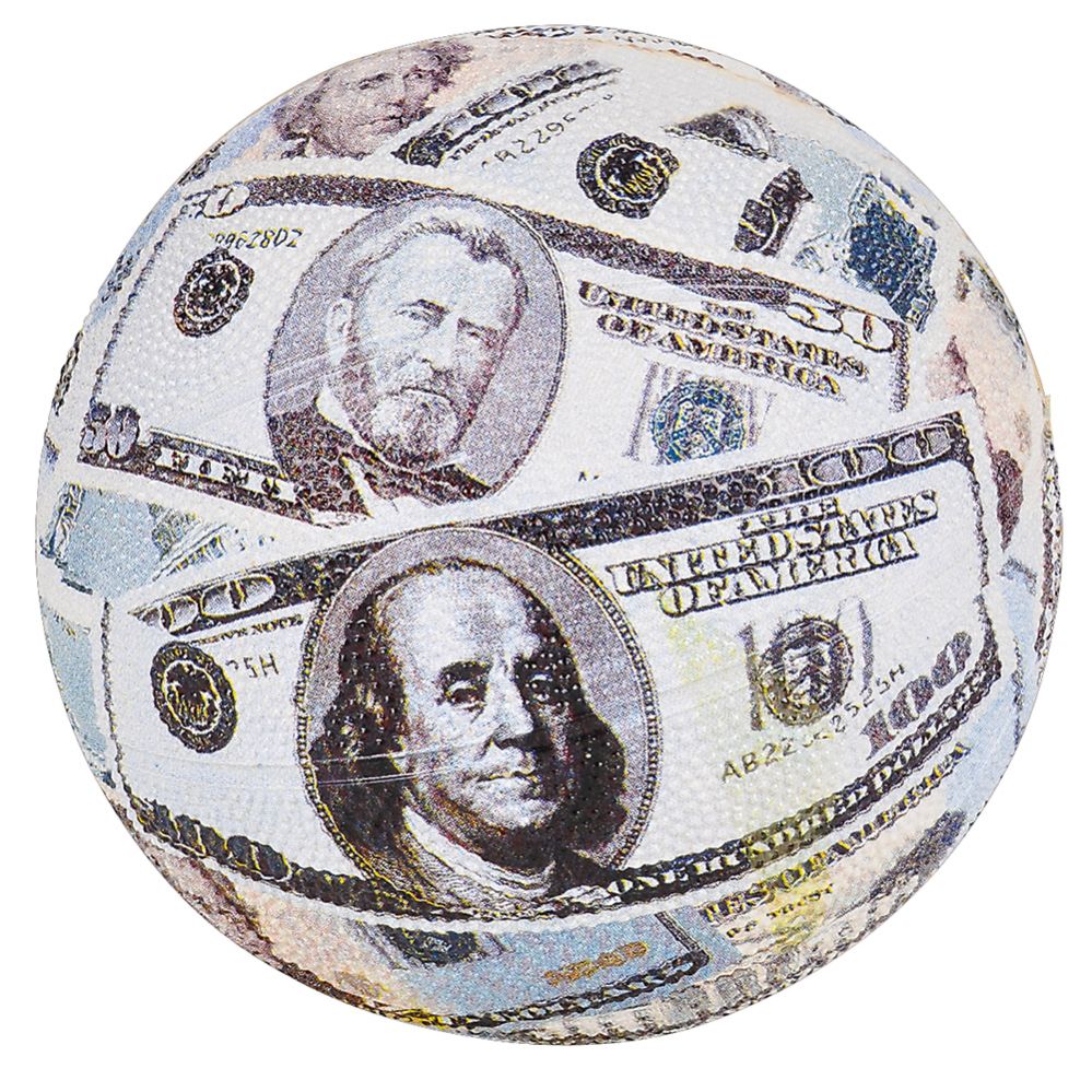 100 Pieces of 5" Money Micro Basketball