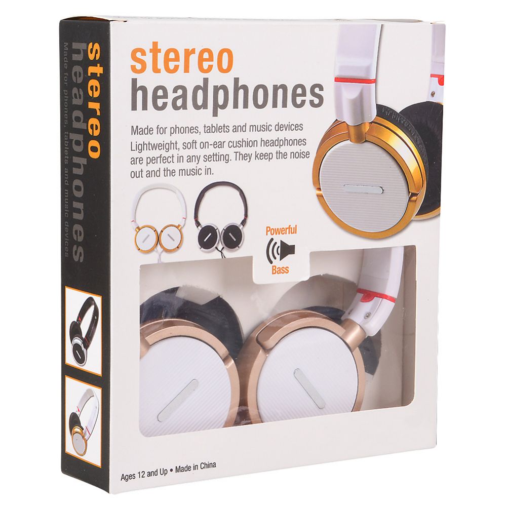 24 pieces of 7.5" Stereo Headphones