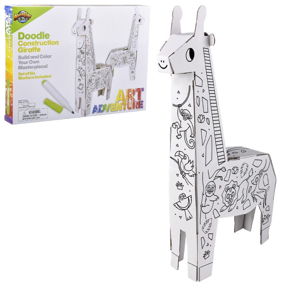 12 pieces of Doodle Construct Giraffe