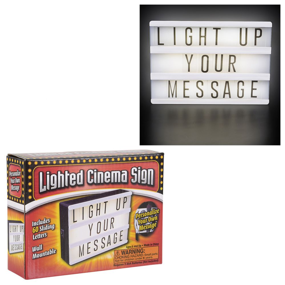 48 pieces of Led Lighted Cinema Box 6"
