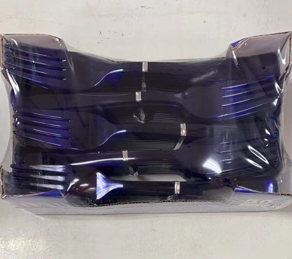 24 Packs of Royal Blue Plastic Premium Forks 50pcs