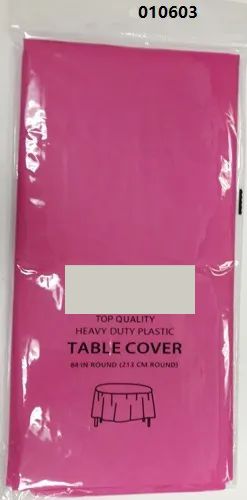 72 Pieces of Fuchsia Round Table Cover 84in