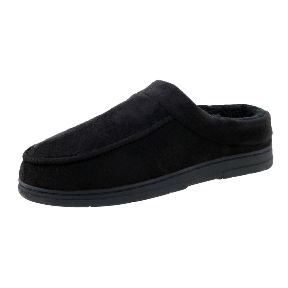 36 pieces of Men's Winter Slippers Black