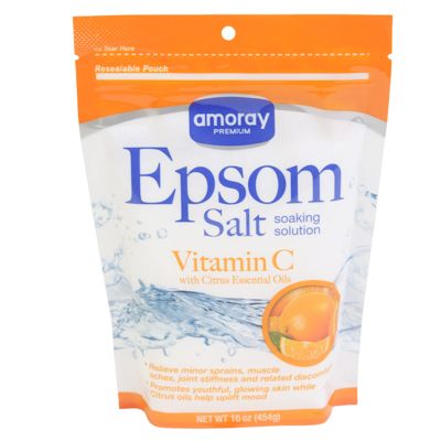 12 pieces of Epsom Salt 16oz Vitamin C W/citrus Essential Oils Amoray