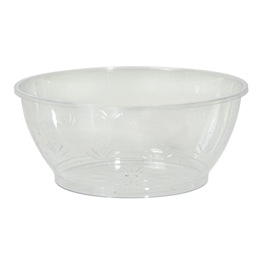 48 pieces of Plastic Classic Bowl 5oz 12pc/pack - Clear