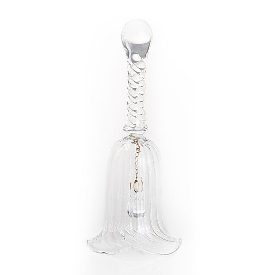 6 pieces of Wedding Glass Bell 12pc Pac