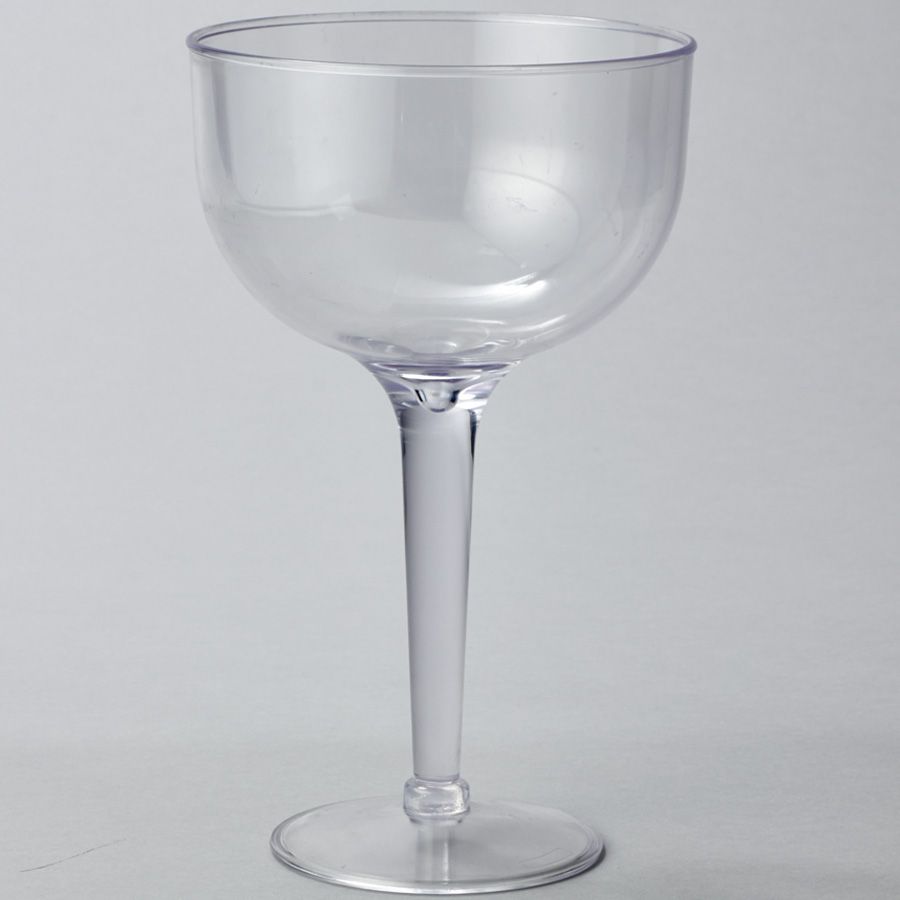 12 pieces of Plastic Jumbo Wine Glass 47oz - Clear