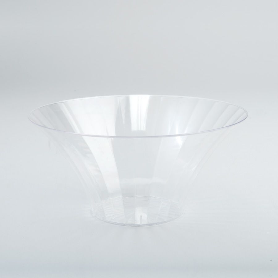 48 pieces of Plastic Flared Bowl 3 inch - Clear