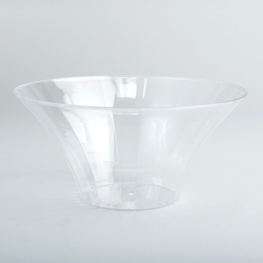 36 pieces of Plastic Flared Bowl 4 inch - Clear