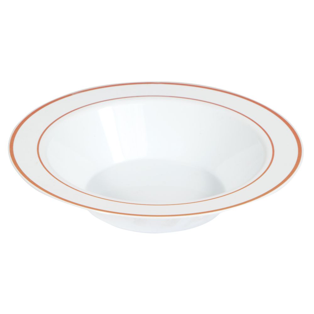 20 pieces of Deluxe Disposable Bowl 12oz 10pc - Rose Gold