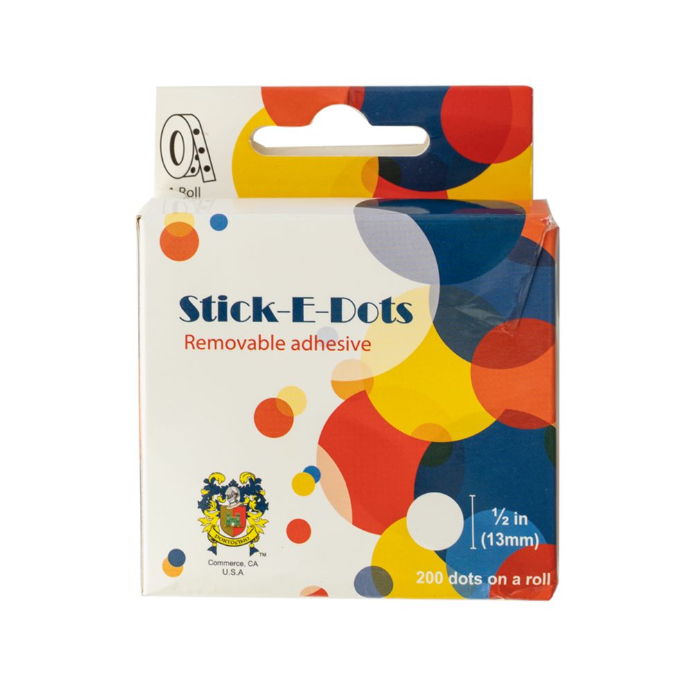 24 pieces of SticK-E-Dots Large 200 Dots/roll
