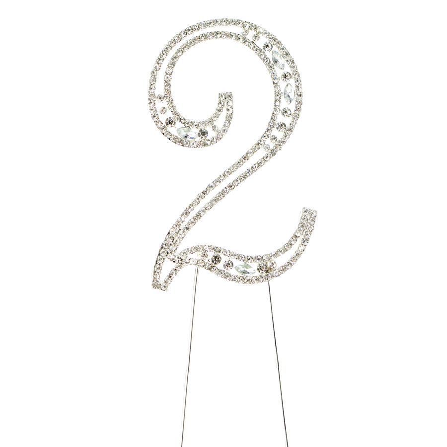 40 pieces of Rhinestone Cake Topper - 2