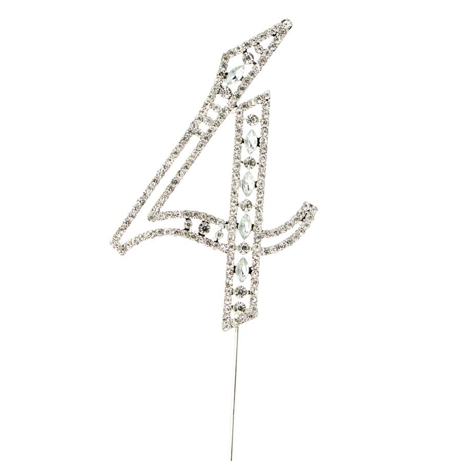 40 pieces of Rhinestone Cake Topper - 4