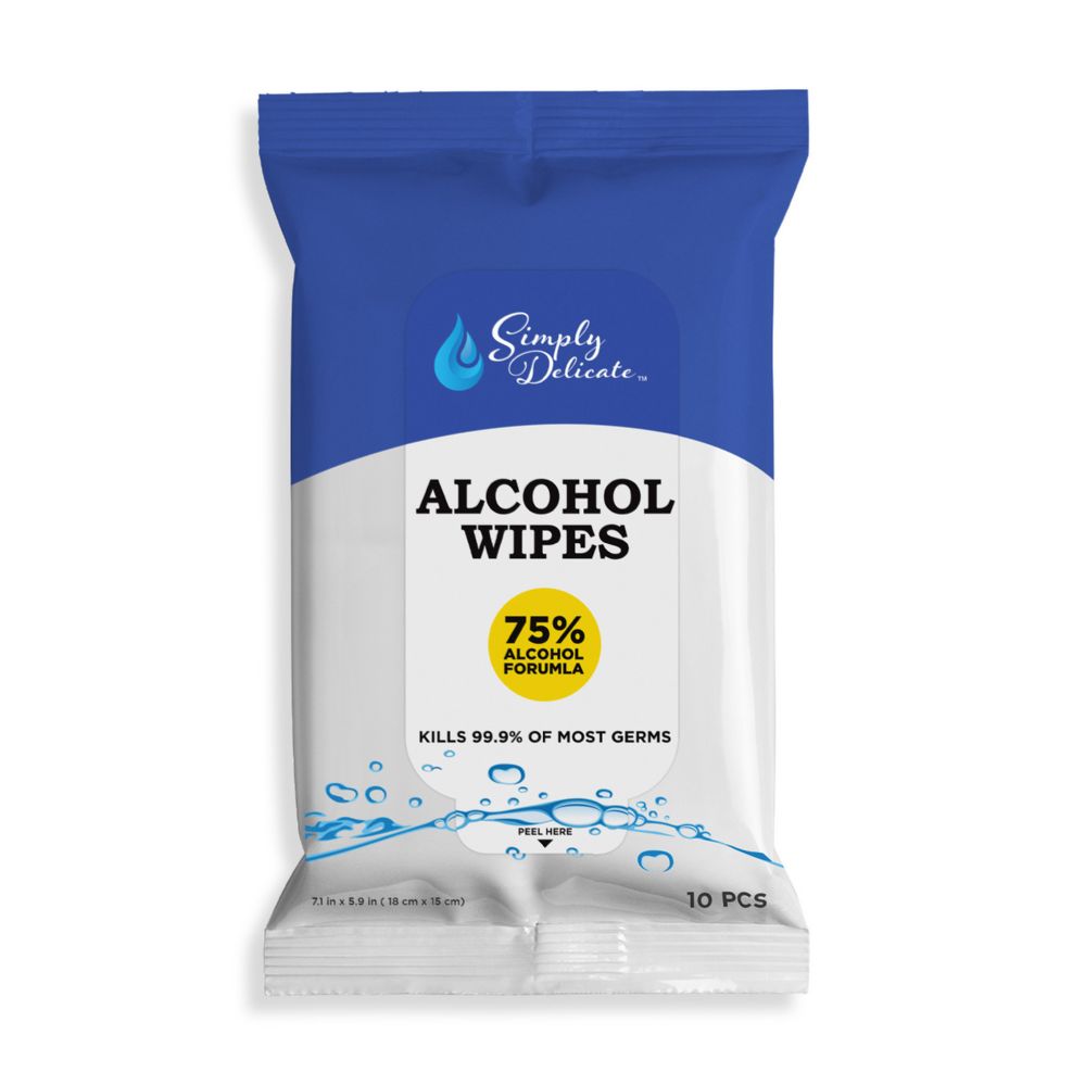 96 pieces of 75% Alcohol Disinfectant Cotton Large Wipes 10pc/pack