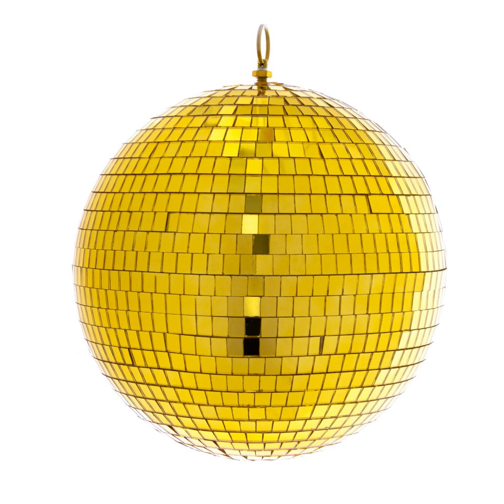 Mirror Disco Ball 24 Inch - Gold