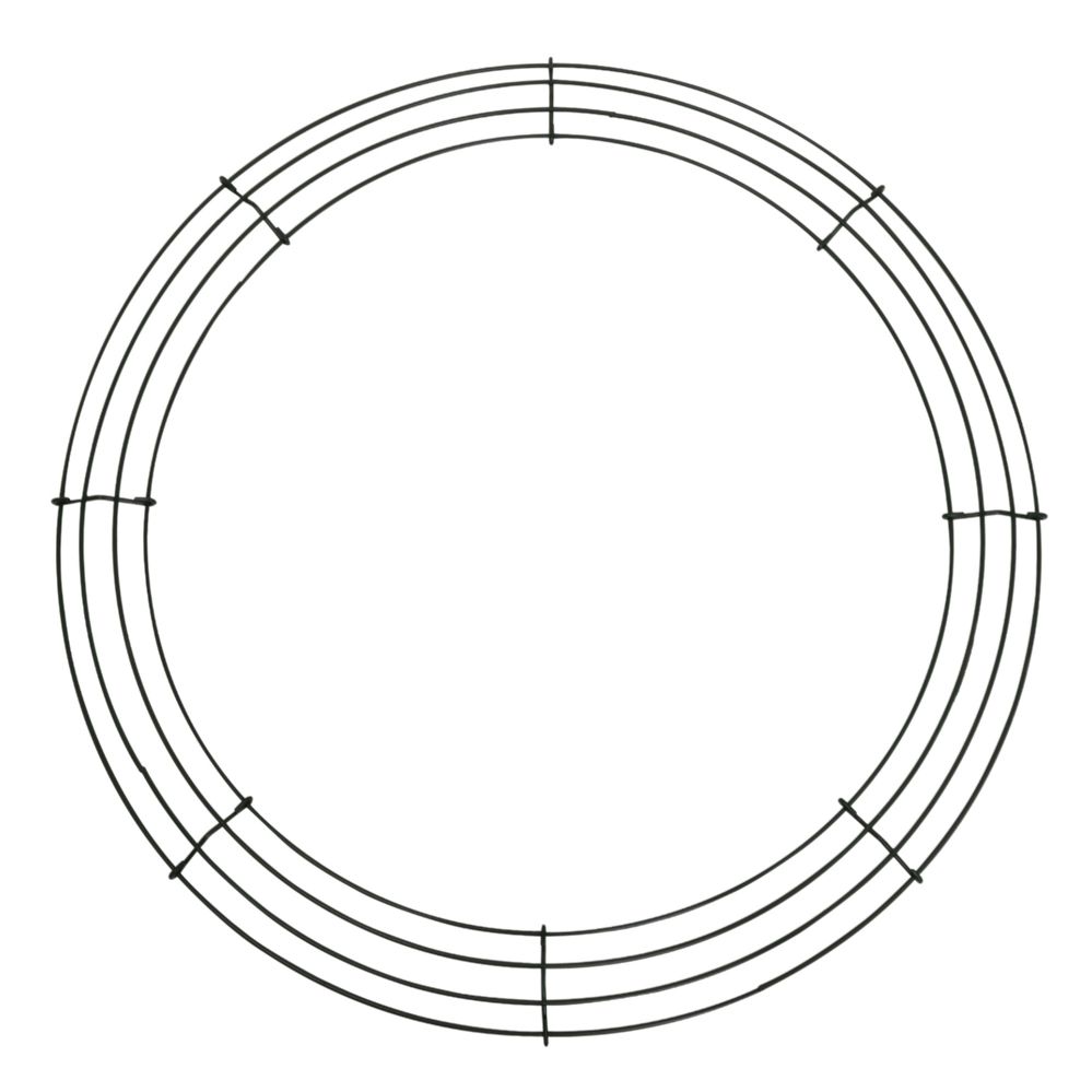 72 Pieces of 4-Ring Wire Wreath Form 16 Inch