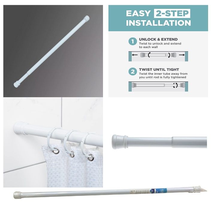 24 pieces of 35 To 63 Inches Shower Rod