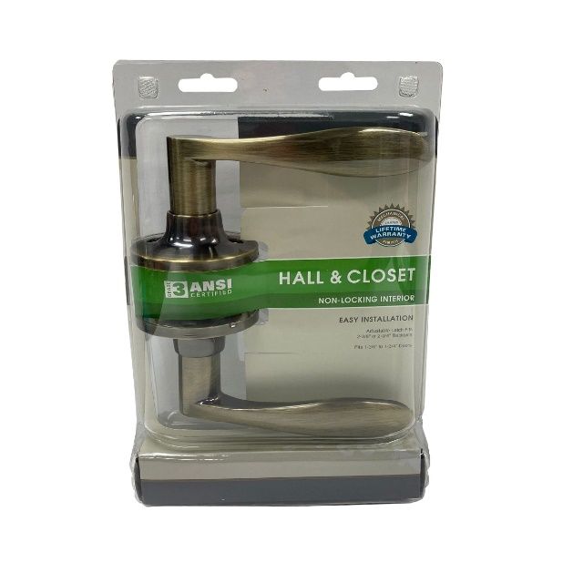 4 pieces of TrU-Bolt Hall & Closet NoN-Locking Interior