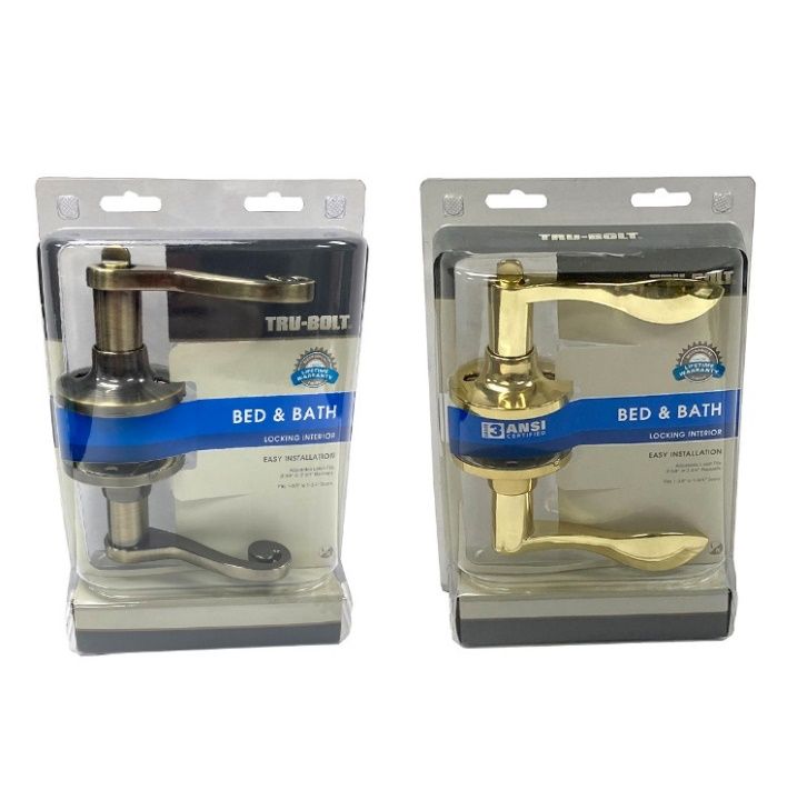 4 pieces of TrU-Bolt Bed & Bath Locking Interior