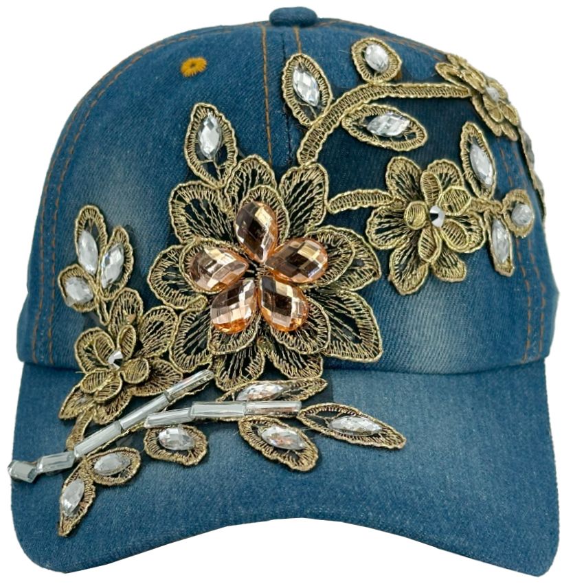 24 Pieces Bling Baseball Caps Diamond Encrusted Rhinestone  display picture 3