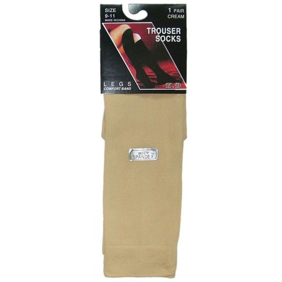 360 Pairs of Ladies Trouser Socks - Size 9-11 - Cream