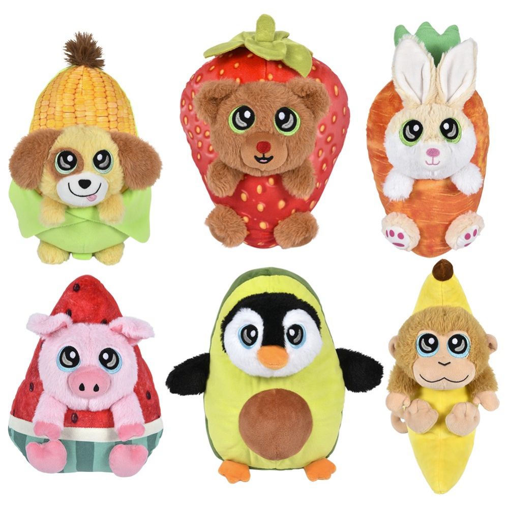 36 Pieces of 10 inch Fruit Animal Assortment