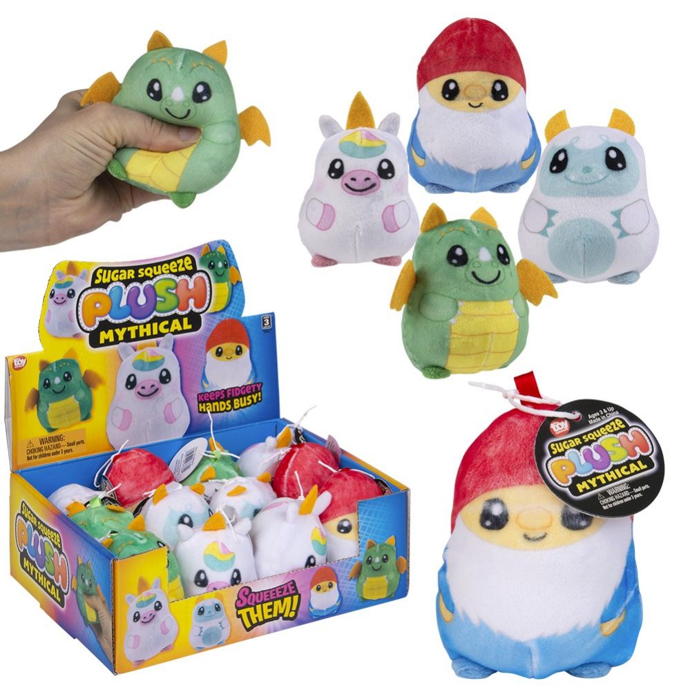 Bulk Sugar Squeeze Plush Mythical Assort - Wholesale Sock Deals